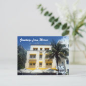 Gelb Postkarte (Stehend Vorderseite)