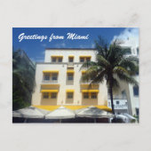 Gelb Postkarte (Vorderseite)