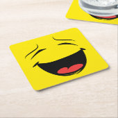 GELB RECHTECKIGER PAPPUNTERSETZER (angewinkelt)