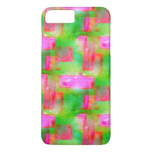Gelb, rosa, abstrakt gestrichen, hell Case-Mate iPhone hülle
