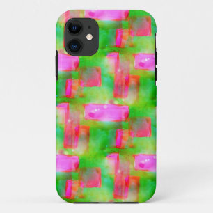 Gelb, rosa, abstrakt gestrichen, hell Case-Mate iPhone hülle