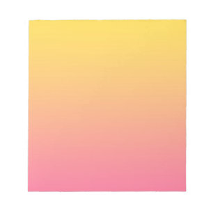 Gelb Rosa Farbe Notizblock