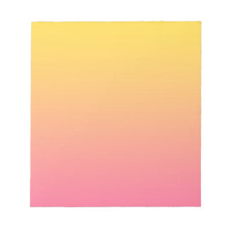 Gelb Rosa Farbe Notizblock