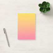 Gelb Rosa Farbe Post-it Klebezettel (Büro)