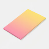 Gelb Rosa Farbe Post-it Klebezettel (angewinkelt)
