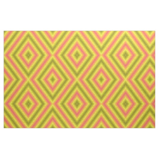 gelb-rosa Stoff (Fat Quarter (45,7 x 55,9 cm))