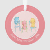 Gelb, rosa und Blau betrifft Stühle Ornament (Rückseite)