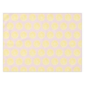 Gelb rosa Zitrone  Tischdecke (Vorderseite (Horizontal))