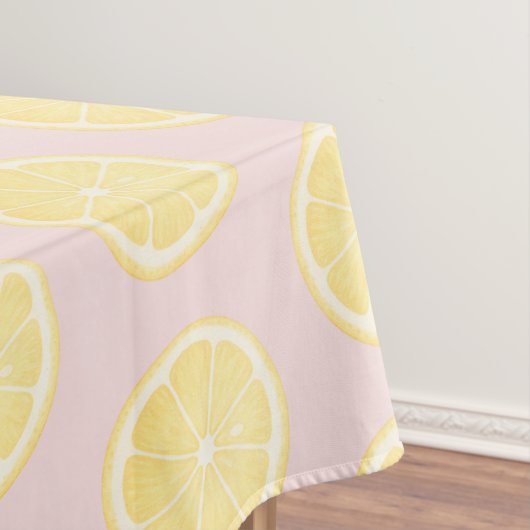 Gelb rosa Zitrone  Tischdecke (Beispiel)