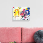 Gelb-Rot-Blau-abstrakte Malerei Leinwanddruck (Insitu (Wohnzimmer))