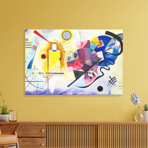 Gelb-Rot-Blau Kandinsky Leinwanddruck