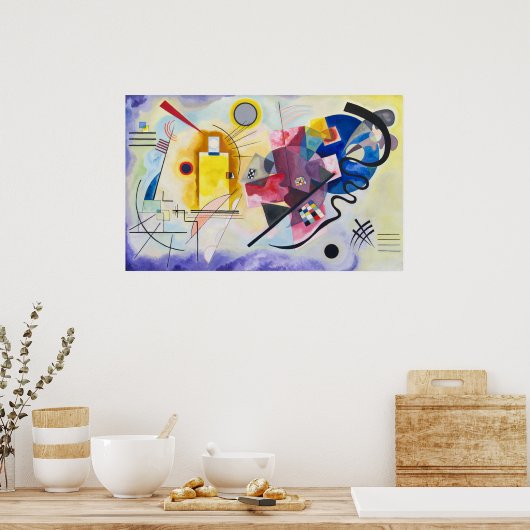Gelb-rot-blau | Kandinsky | Poster (Küche)