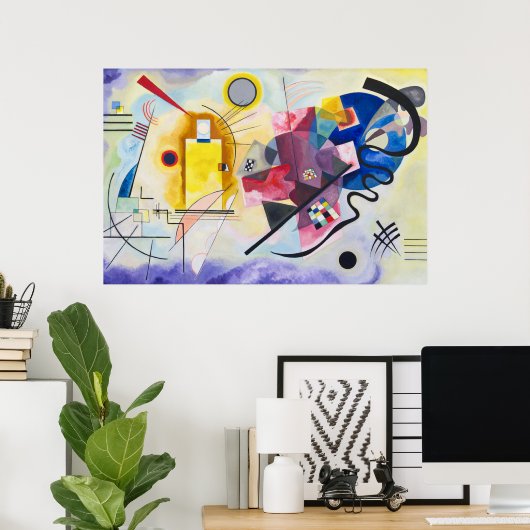 Gelb-rot-blau | Kandinsky | Poster (Heimbüro)
