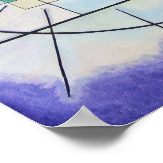 Gelb-rot-blau | Kandinsky | Poster (Ecke)