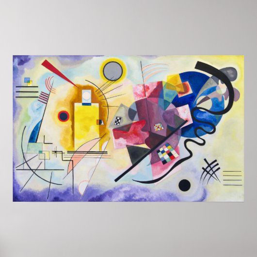 Gelb-rot-blau | Kandinsky | Poster (Vorne)