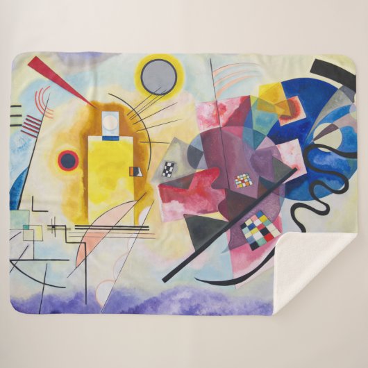Gelb-rot-blau | Kandinsky | Sherpadecke (Vorderseite (Horizontal))
