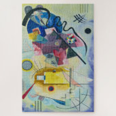 Gelb-rot-blau Kunst von Wassily Kandinsky Puzzle (Vertikal)