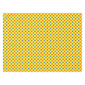 Gelb Rot Blau Punkte Design Tischdecke (Vorderseite (Horizontal))