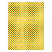 Gelb Rot Blau Punkte Design Tischdecke (Vorderseite)