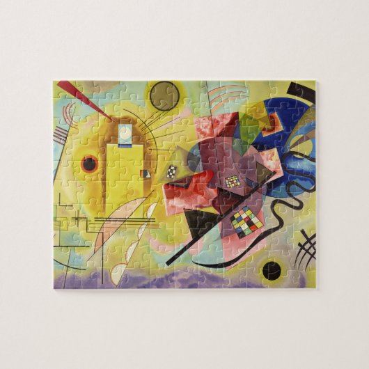 Gelb-rot-blau von Wassily Kandinsky Puzzle (Horizontal)