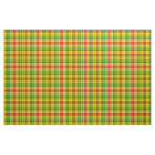 Gelb Rot Grün Kariertes Tartan Design  Stoff (Yard (91,4 cm))
