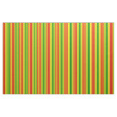 Gelb Rot Grün Streifen Muster Stoff (Yard (91,4 cm))