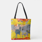 Gelb, rot und grün tasche (Rückseite)