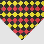 Gelb, rot und schwarz seidenpapier (Ausschnitt)