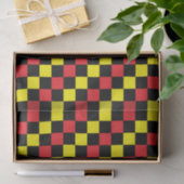 Gelb, rot und schwarz seidenpapier (Geschenk)