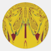 gelb runder aufkleber (Vorderseite)