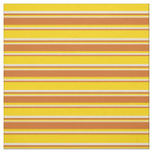 Gelb, Schokolade und Beige Muster Stoff (Muster)
