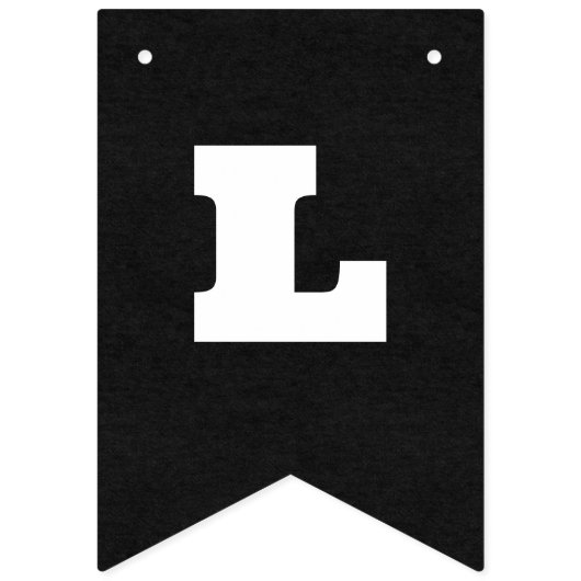 Gelb/Schwarz Benutzerdefiniertes Party oder Arbeit Wimpelkette (Erste Fahne)