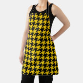Gelb Schwarz Houndstooth Karo Schürze (InSitu)