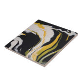 gelb, schwarz, weiß fliese (Seite)