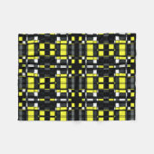 Gelb-schwarze geometrische Decke (Vorderseite (Horizontal))