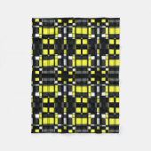 Gelb-schwarze geometrische Decke (Vorderseite)