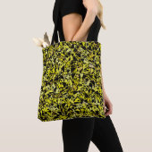 Gelb Schwarzes Dreieckmuster Tasche (Von Nahem)