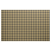 Gelb-schwarzes Gingham-Karo Stoff (Fat Quarter (45,7 x 55,9 cm))
