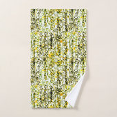 Gelb-Set und Schwarz-Cheetah Badhandtuch Set (Handtuch)