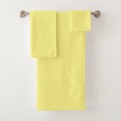 Gelb: Solid, einheitliche Farbe Badhandtuch Set (Insitu)