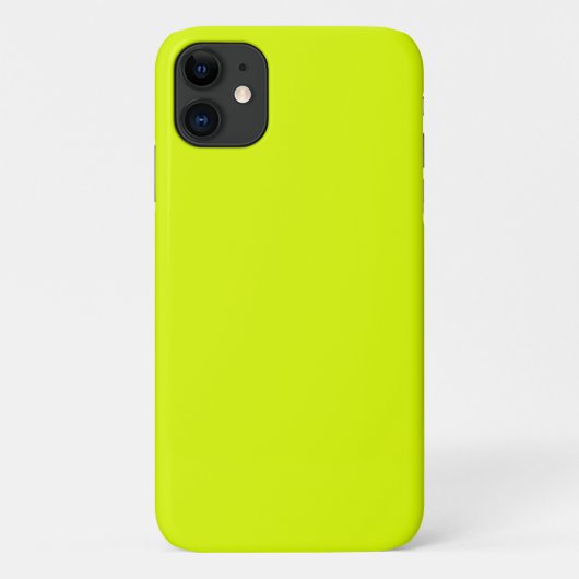Gelb-solide Farbe für Chartreuse Case-Mate iPhone Hülle (Rückseite)