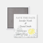 Gelb speichern Sie die Daten Magnet (Vorderseite/Rückseite)