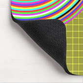 gelb, Spektralkreise 5000 Mousepad (Ecke)