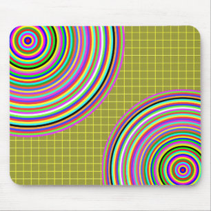 gelb, Spektralkreise 5000 Mousepad