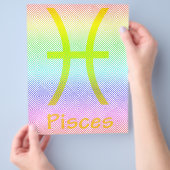 gelb, Spektralrom Flyer (Hand)