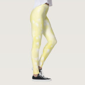 Gelb sprudelt Leggings (Rechts)