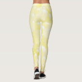 Gelb sprudelt Leggings (Rückseite)