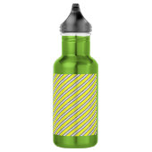 Gelb Stripe2 Trinkflasche (Rechts)