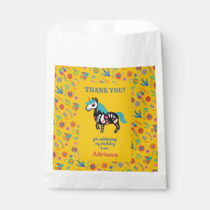 Gelb  Tag der Toten Unicorn Geburtstagspartei Geschenktütchen