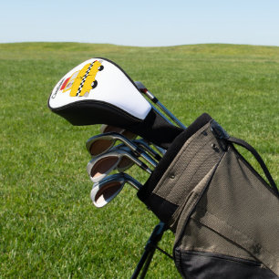 Gelb Taxi Design Golf Headcover